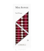 Miss Sophie Bordeaux Wine Film à ongles