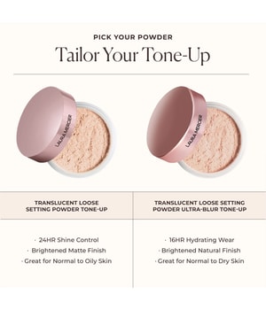 LAURA MERCIER Translucent Loose Setting Powder Ultra-Blur Tone-up Poudre libre 20 g Rose