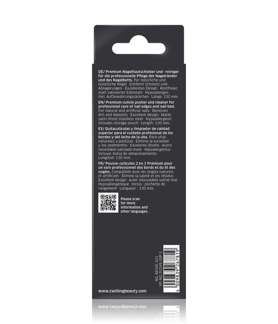 Image du produit 3 sur 6, Zwilling Manucure combinée Premium Repousse-cuticules 2 en 1