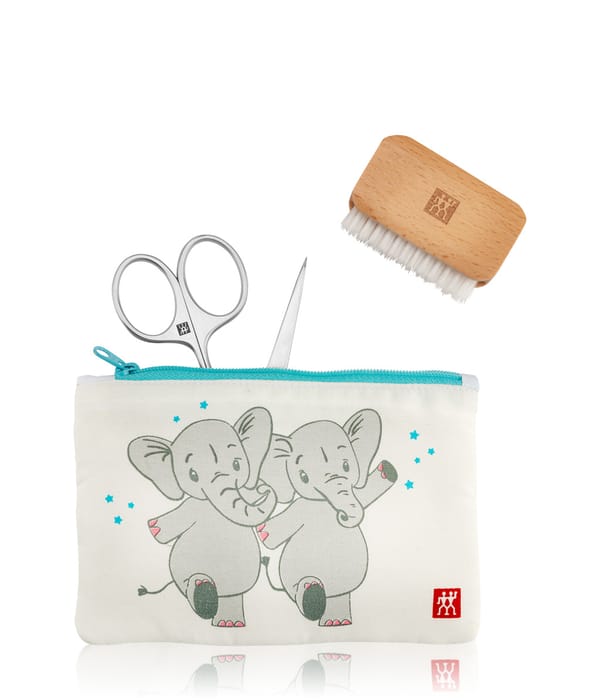 Image du produit 1 sur 6, Zwilling Set de manucure Premium pour bébés et enfants 3 pièces en blanc Kit manicure