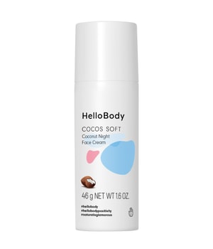 HelloBody Cocos Soft Coconut Night Face Cream Crème de nuit 50 ml