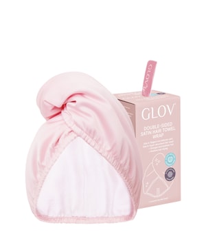 Glov Enveloppement des cheveux Rose satin Serviette de bain Femme