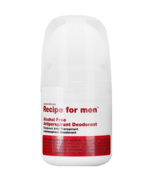Recipe for Men Alcohol Free Antiperspirant Deodorant Déodorant roll-on 60 ml 7350012810160 base-shot_fr