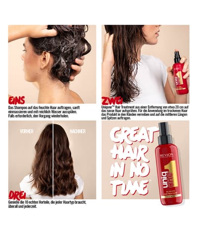 Revlon Professional UniqOne Soin sans rinçage 150 ml 8432225129785 visual3-shot_fr