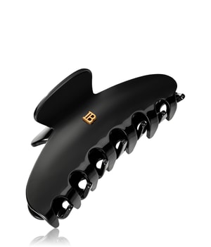 Balmain Hair Couture Cellulose Acetate Pince à cheveux Large Black Barrettes Unisexe