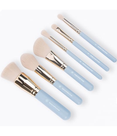 BH Cosmetics 6 Piece Mini Face & Eye Brush Set with Bag Kit pinceaux maquillage 1 art. 849953024097 visual3-shot_fr