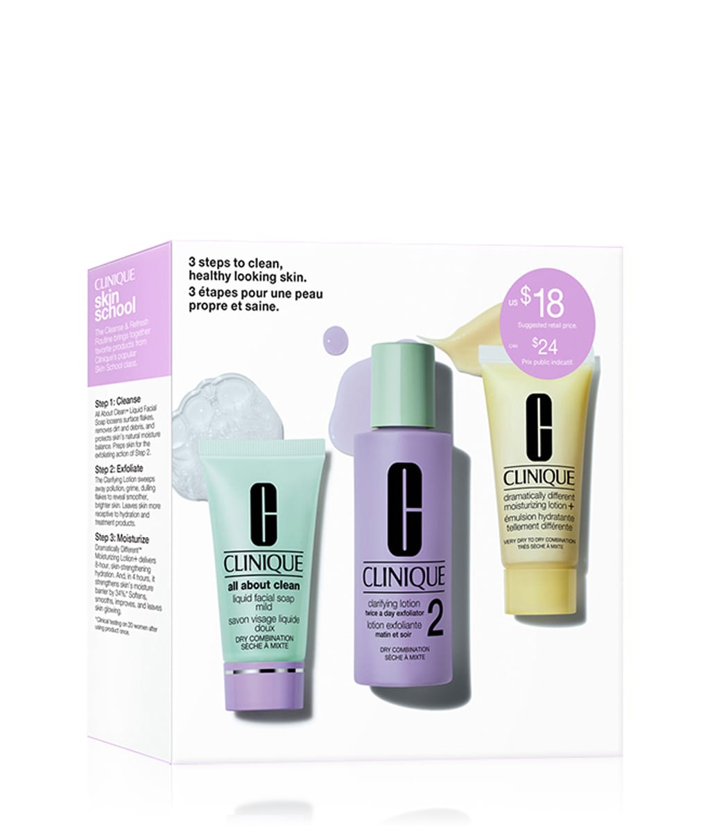 CLINIQUE All About Clean 3 Step Skin 2 Mini Kits Coffret soin visage ...
