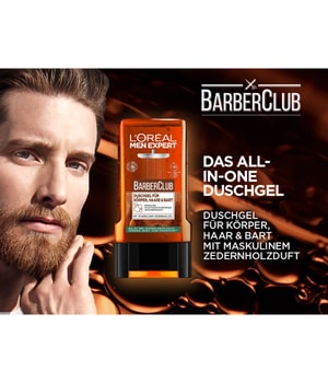 Gel Douche Cèdre Neutre Pour Hommes - Lot De 2 X 300ml - L'Oréal Men Expert Barber Club