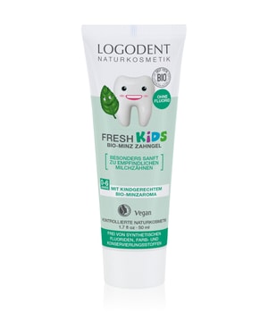 Logona Logodent Fresh Kids Menthe bio sans fluorure Dentifrice 50 ml