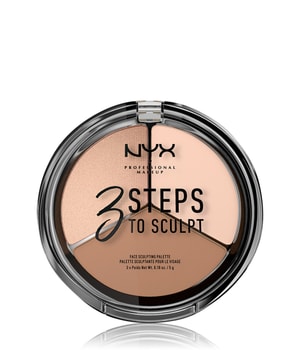 NYX Professional Makeup 3 Steps to Sculpt Palette de maquillage 15 g 800897098322 base-shot_fr