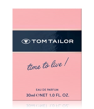 Tom Tailor Parfum Time to live ! Eau de parfum 30 ml 4051395181160 pack-shot_fr