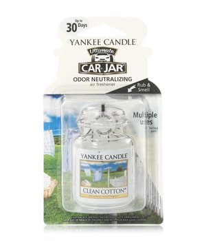 Yankee Candle Clean Cotton Car Jar Ultimate Bougie parfumée 1 art.
