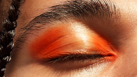 eyeshadow orange